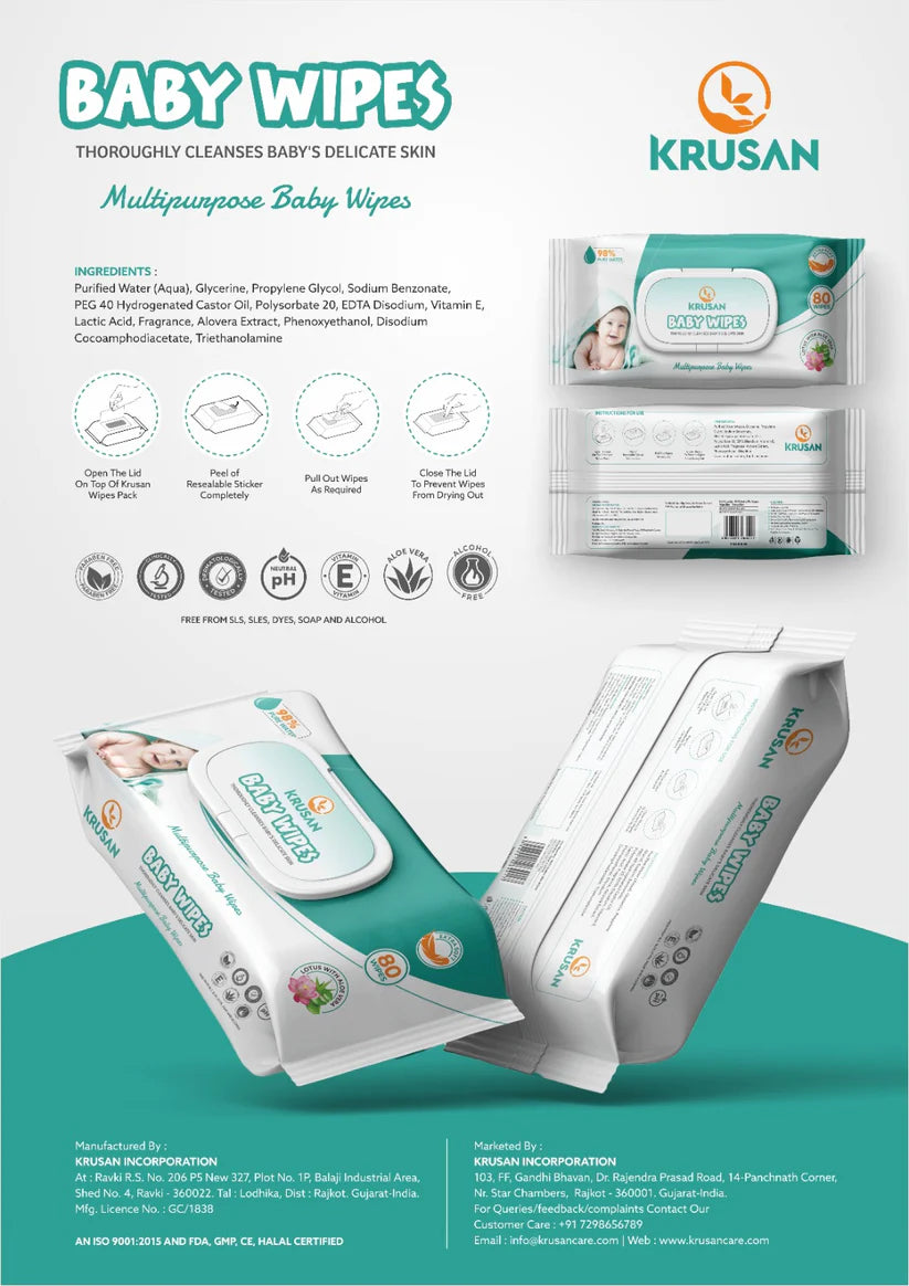 BABY WIPES pack of 2