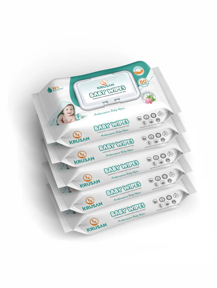BABY WIPES PACK OF 5