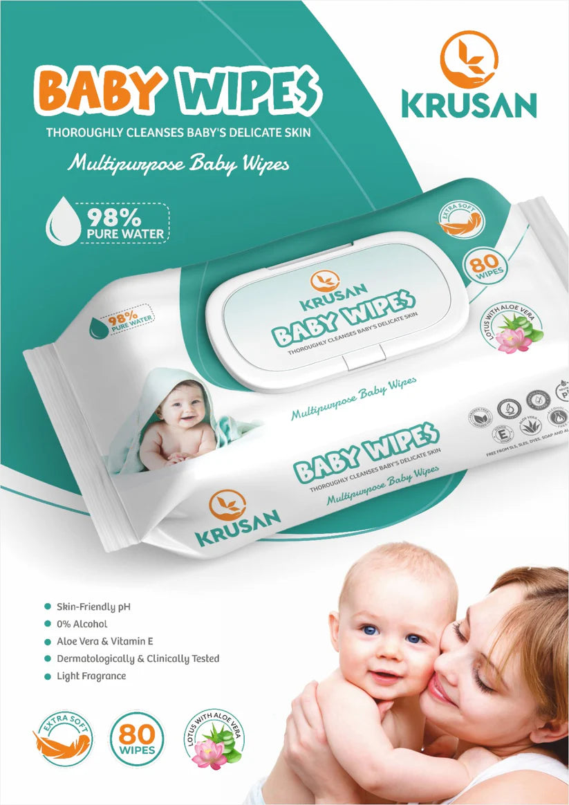 BABY WIPES pack of 3