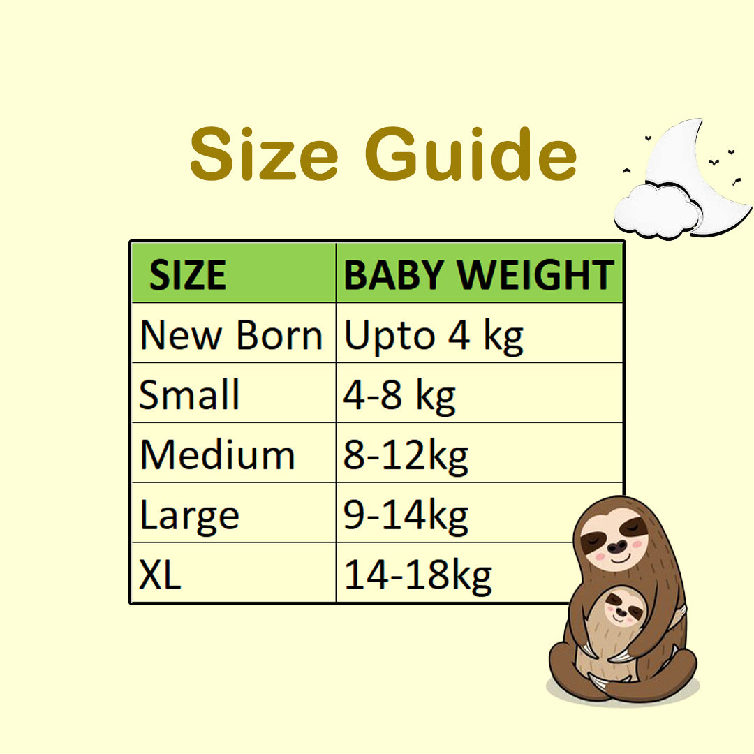 Baby Diaper Large 9 to 14kg 75 pcs